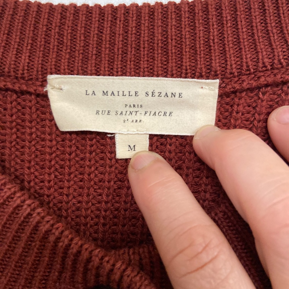 Sezane Eloi Jumper Tomette - Size M - Picture 3 of 12